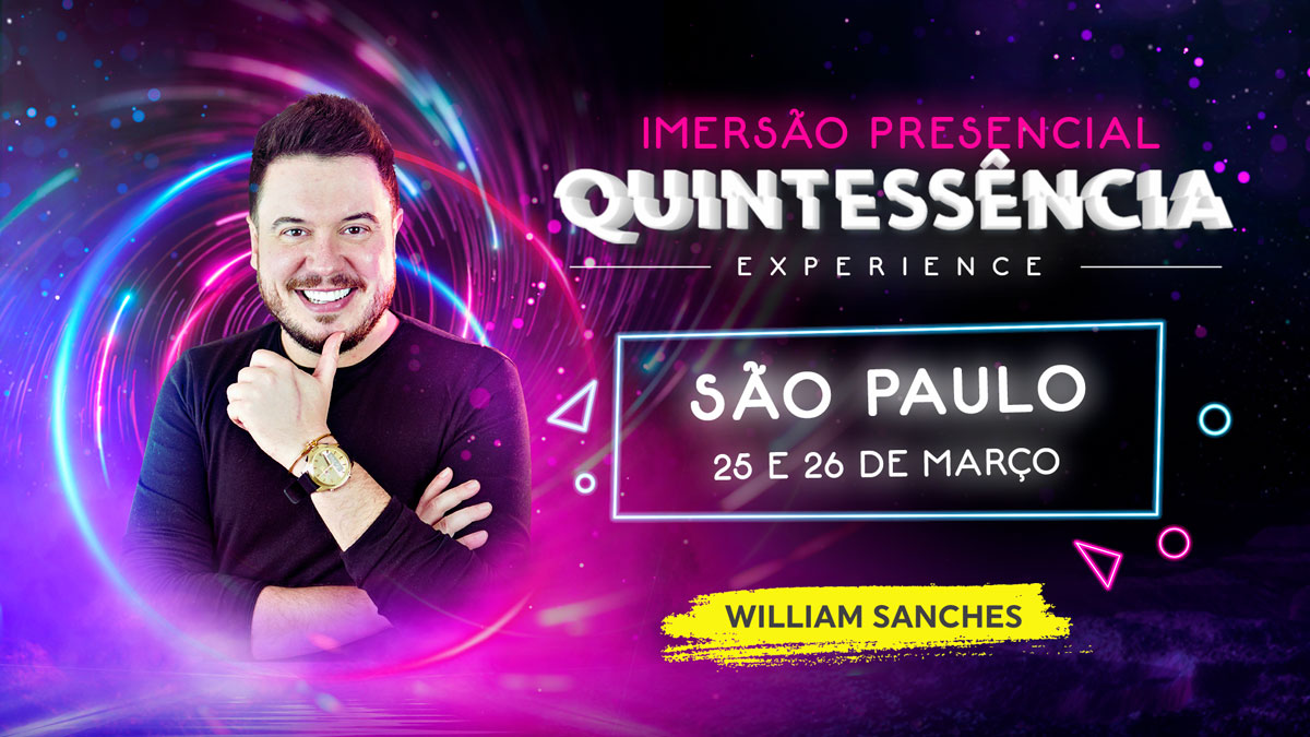 QUINTESSÊNCIA EXPERIENCE <br> SÃO PAULO (2 DIAS) 25 e 26/03