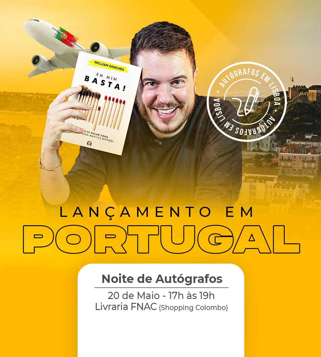 NOITE DE AUTÓGRAFOS EM PORTUGAL