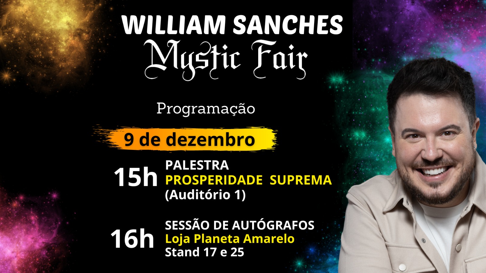 WILLIAM SANCHES NA MYSTIC FAIR BRASIL 2023