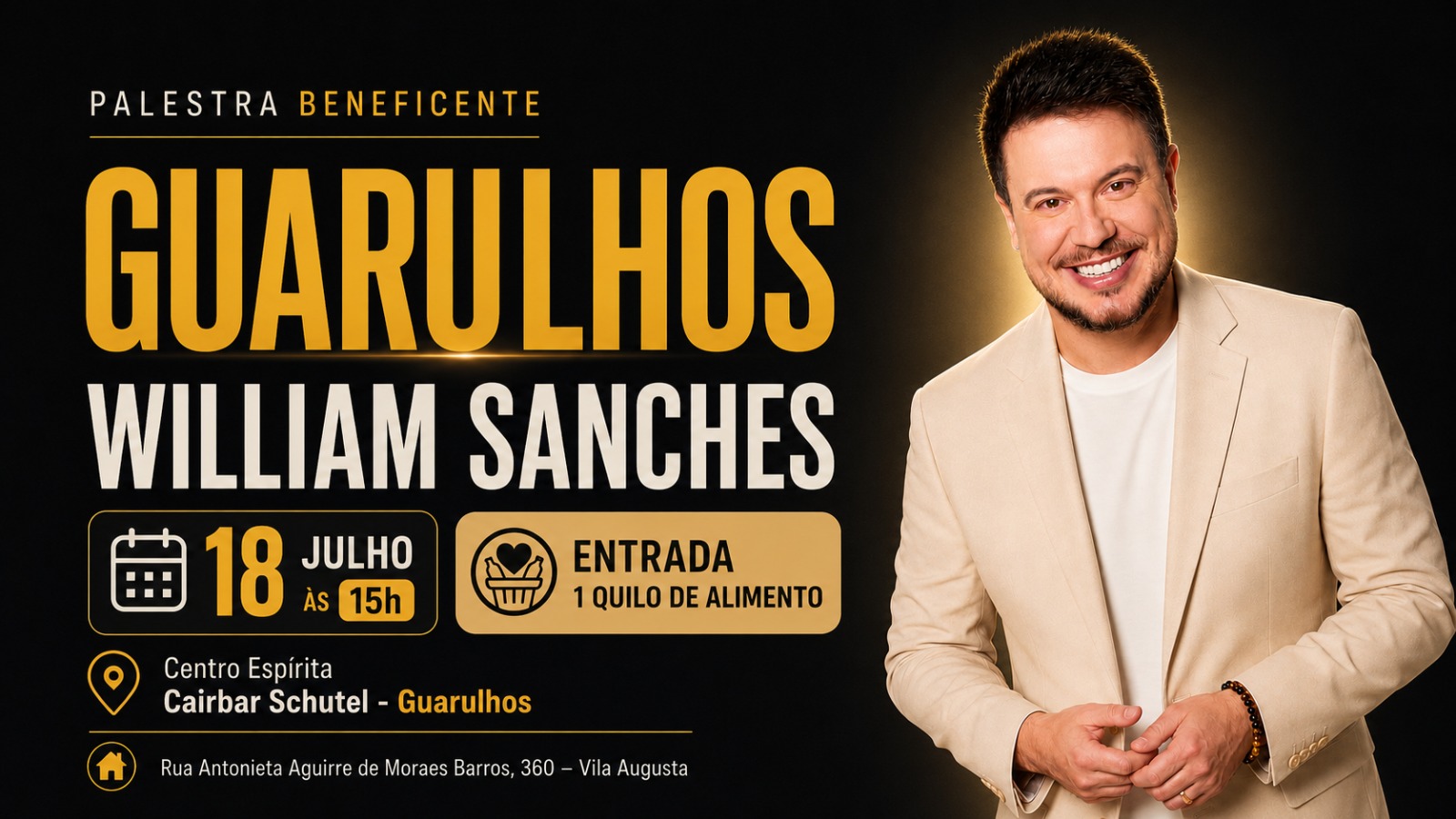 Palestra William Sanches | Guarulhos
